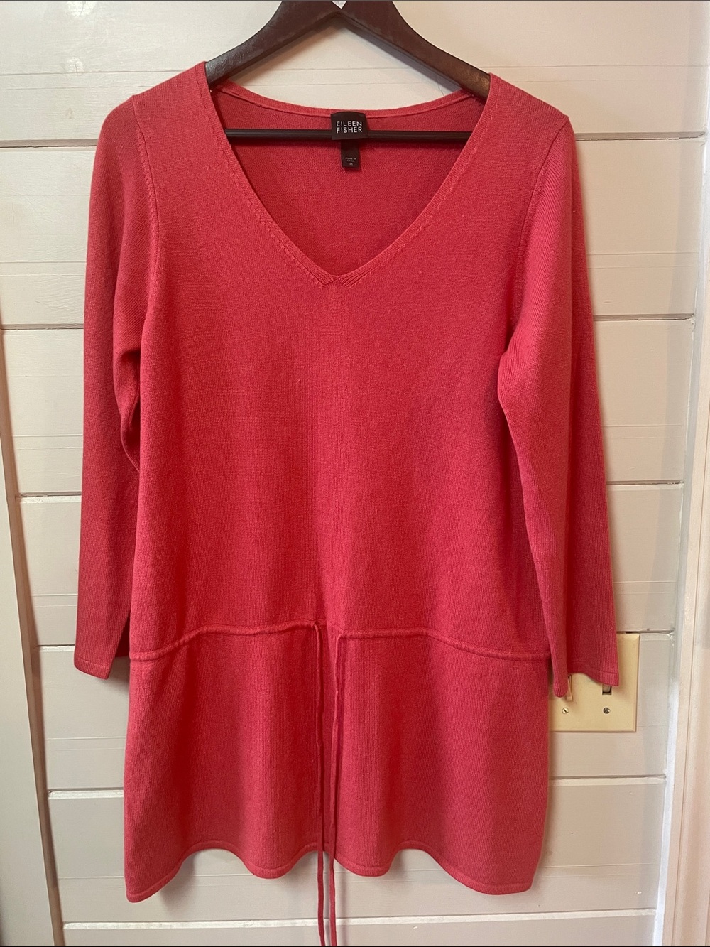 Eileen Fisher Tunic Silk Cashmere Sweater Size M.